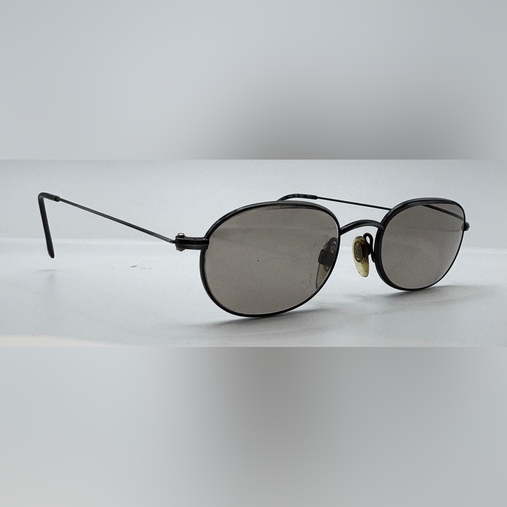 Vintage Fundamentals Kenmark Gray Oval Sunglasses Frames Only